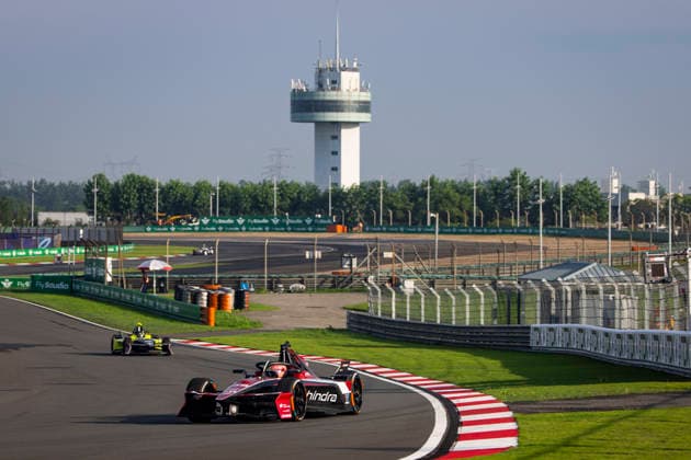 2026 FORMULA E SHANGHAI ePRIX 48 MORTARA Edoardo (swi), Mahindra Racing, Mahindra M12Electro, action during the Shanghai ePrix, 12th and 13th round of the 2025-26 ABB FIA Formula E World Championship, WM, Weltmeisterschaft on the Shanghai International Circuit from July 3 to 5, 2026 in Shanghai, China - ShanghaiChina  Copyright: xJULIENxDELFOSSEx