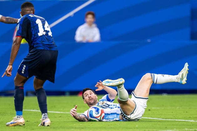 260704 Lionel Messi of Argentina during the FIFA World Cup, WM, Weltmeisterschaft, Fussball 2026 round of 32 football match between Argentina and Cabo Verde on July 4, 2026 in Miami. Photo: Jon Olav Nesvold BILDBYRAN COP 217 JE0139 fotboll football soccer fotball vm fotbolls-vm fotball-vm fotbolls-vm 2026 fifa world cup 2026 sextondelsfinal round of 32 23 bbeng *** July 4, 2026: Lionel Messi of Argentina during the FIFA World Cup 2026 Round of 32 soccer match between Argentina and Cape Verde on July 4, 2026 in Miami. Photo by Jon Olav Nesvold, BILDBYRAN COP 217 JE0139 soccer football fotball World Cup soccer World Cup 2026 FIFA World Cup 2026 round of 32 23 bbeng  Copyright: JONxOLAVxNESVOLD BB260704JE082