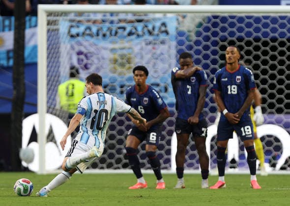 Lionel Messi. Argentina vs Cabo Verde. 16 avos de Final Copa del Mundo 2026 *** Lionel Messi: Argentina vs. Cape Verde, Round of 16, 2026 World Cup Copyright: xxx