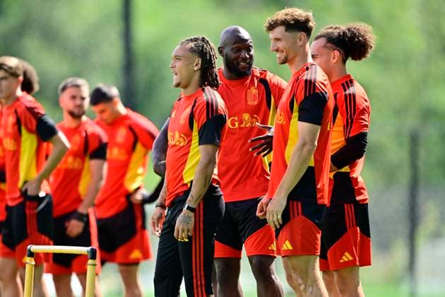 Belgian national football team - FIFA World Cup, WM, Weltmeisterschaft, Fussball 2026 - media activities 03 07 2026 RENTON, UNITED STATES OF AMERICA - JULY 03 : Lukaku Romelu forward of Belgium pictured during a training session of the Belgian national football team during the FIFA World Cup 2026 on July 3, 2026 in Renton, United States of America, 03 07 2026 Renton United States of America  Copyright: xJanxDexMeuleneirx
