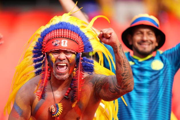 Colombia v Ghana - FIFA World Cup, WM, Weltmeisterschaft, Fussball 2026 - Round of 32 KANSAS CITY, UNITED STATES - JULY 3: Fans gather prior the 2026 FIFA World Cup Round of 32 match between Colombia and Ghana at Arrowhead Stadium (Kansas City Stadium) in Kansas City, Missouri, United States on July 3, 2026. Hakan Akgun Anadolu Missouri United States. Editorial use only. Please get in touch for any other usage.  Copyright: x2026xAnadoluxHakanxAkgunx