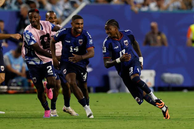 Argentina v Cabo Verde: Round of 32 - FIFA World Cup, WM, Weltmeisterschaft, Fussball 2026 Sidny Cabral of Cabo Verde celebrates 2nd equalizing goal during the FIFA World Cup 2026 Round Of 32 match between Argentina and Cabo Verde at Miami Stadium on July 3, 2026 in Miami Gardens, United States. Miami Gardens Miami Stadium FL United States Copyright: xAllstarxPicturexLibraryxLtdx