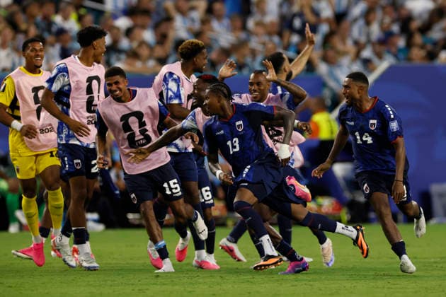 Argentina v Cabo Verde: Round of 32 - FIFA World Cup, WM, Weltmeisterschaft, Fussball 2026 Sidny Cabral of Cabo Verde celebrates 2nd equalizing goal during the FIFA World Cup 2026 Round Of 32 match between Argentina and Cabo Verde at Miami Stadium on July 3, 2026 in Miami Gardens, United States. Miami Gardens Miami Stadium FL United States Copyright: xAllstarxPicturexLibraryxLtdx