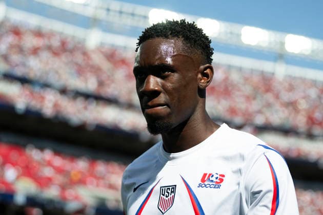 July 1, 2026, Santa Clara, California, USA: American forward FOLARIN BALOGUN (20) looks on before the World Cup 2026 round of 32 soccer match between the United States and Bosnia and Herzegovina in Santa Clara, California, USA. World Cup 2026: RD 32: USA 2:0 Bosnia And Herzegovina  - ZUMAk194 20260701_zsp_k194_058 Copyright: xKaixRiverxKanzerx