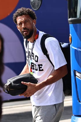 MIAMI GARDENS, FL - JULY 03: Vozinha 1 of Cape Verde is seen arriving for the FIFA World Cup, WM, Weltmeisterschaft, Fussball 2026 Round of 32 match between Argentina and Cabo Verde on July 03, 2026 at Miami Stadium, in Miami Gardens, Fla.(Photo by Chris Arjoon Icon Sportswire) SOCCER: JUL 03 FIFA World Cup 26 Round of 32 - Argentina v Cabo Verde EDITORIAL USE ONLY Icon26070300000006