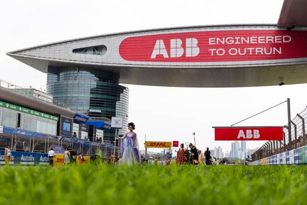 2026 FORMULA E SHANGHAI ePRIX illustration, grille de depart, starting grid, ABB, during the Shanghai ePrix, 12th and 13th round of the 2025-26 ABB FIA Formula E World Championship, WM, Weltmeisterschaft on the Shanghai International Circuit from July 3 to 5, 2026 in Shanghai, China - ShanghaiChina  Copyright: xDamienxDoumerguex