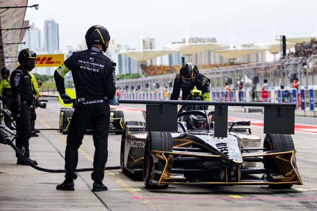 2026 FORMULA E SHANGHAI ePRIX 07 GUNTHER Maximilian (ger), DS Penske, DS E-Tense FE25, pit boost, ambiance during the Shanghai ePrix, 12th and 13th round of the 2025-26 ABB FIA Formula E World Championship, WM, Weltmeisterschaft on the Shanghai International Circuit from July 3 to 5, 2026 in Shanghai, China - ShanghaiChina  Copyright: xJULIENxDELFOSSEx