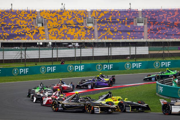 2026 FORMULA E SHANGHAI ePRIX 07 GUNTHER Maximilian (ger), DS Penske, DS E-Tense FE25, action during the Shanghai ePrix, 12th and 13th round of the 2025-26 ABB FIA Formula E World Championship, WM, Weltmeisterschaft on the Shanghai International Circuit from July 3 to 5, 2026 in Shanghai, China - ShanghaiChina  Copyright: xJULIENxDELFOSSEx