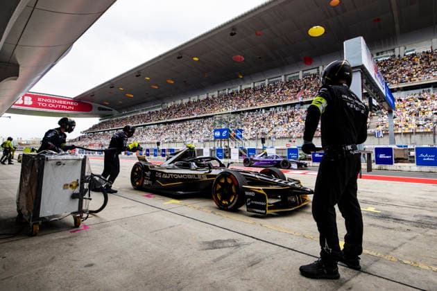 2026 FORMULA E SHANGHAI ePRIX 07 GUNTHER Maximilian (ger), DS Penske, DS E-Tense FE25, pit boost, ambiance during the Shanghai ePrix, 12th and 13th round of the 2025-26 ABB FIA Formula E World Championship, WM, Weltmeisterschaft on the Shanghai International Circuit from July 3 to 5, 2026 in Shanghai, China - ShanghaiChina  Copyright: xJULIENxDELFOSSEx