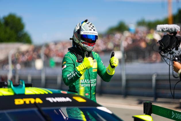DTM, 7. + 8. Rennen Norisring 2026 7 Aston Martin Vantage AMR GT3 EVO, Comtoyou Racing: Nicki Thiim - picture by Gruppe C Photography Nürnberg Norisring Bayern Deutschland Copyright: xGruppexCxPhotographyx