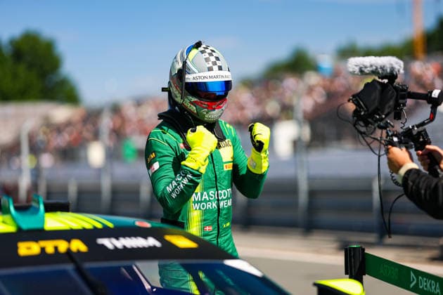 DTM, 7. + 8. Rennen Norisring 2026 7 Aston Martin Vantage AMR GT3 EVO, Comtoyou Racing: Nicki Thiim - picture by Gruppe C Photography Nürnberg Norisring Bayern Deutschland Copyright: xGruppexCxPhotographyx