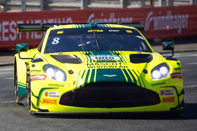 04.07.2026 - Motorsport - Rennwochenende Norisring Nürnberg 2026 - Internationales ADAC Norisring Speedweekend - DCDE - xdcxdex - DTM - Nicolas Baert (Comtoyou Racing, Aston Martin) *** July 4, 2026 Motorsport Race Weekend at the Norisring, Nuremberg 2026 International ADAC Norisring Speed Weekend DCDE xdcxdex DTM Nicolas Baert Comtoyou Racing, Aston Martin