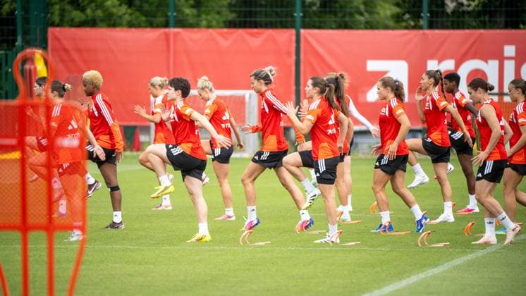Fußball, Frauen, Saison 2026 2027, Google Pixel Frauen-Bundesliga, 1. FC Union Berlin, Training, 04.07. 2026, *** Soccer, Women, 2026–2027 Season, Google Pixel Women s Bundesliga, 1. FC Union Berlin, Practice, July 4, 2026, Copyright: xMatthiasxKochx