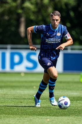 EINDHOVEN , 04-07-2026 , PSV Campus De Herdgang , Season 2026 2027 , Dutch Eredivisie football , Preseason friendly match between PSV and Royal Antwerp , picture shows PSV player Joey Veerman PSV - Royal Antwerp (friendly)  x204833468x Copyright: