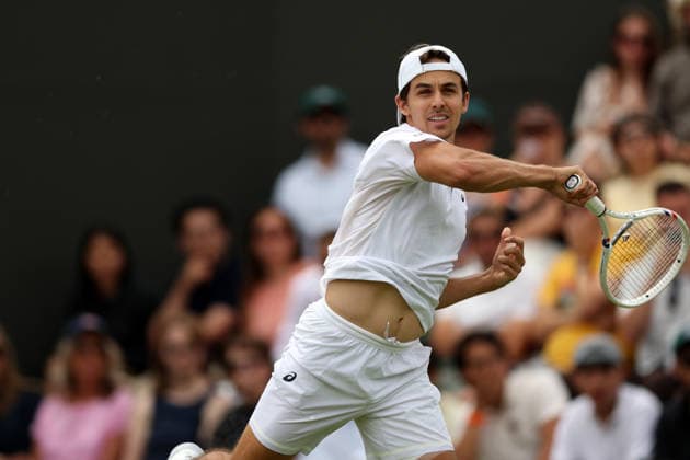 Zachary Svajda during his third round match Wimbledon Tennis Championships, Day 6, The All England Lawn Tennis and Croquet Club, London, UK - 04 Jul 2026London The All England Lawn Tennis and United Kingdom  Copyright: xKieranxMcManus Shutterstockx 16975553n