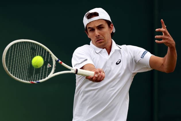 Zachary Svajda during his third round match Wimbledon Tennis Championships, Day 6, The All England Lawn Tennis and Croquet Club, London, UK - 04 Jul 2026London The All England Lawn Tennis and United Kingdom  Copyright: xKieranxMcManus Shutterstockx 16975553a