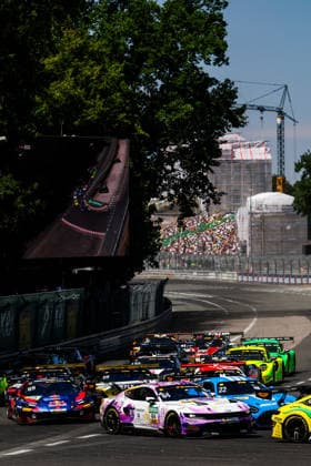 DTM, 7. + 8. Rennen Norisring 2026 69 Ferrari 296 GT3 EVO, EMIL FREY RACING: Thierry Vermeulen, 64 Ford Mustang GT3, HRT Ford Racing: Finn Wiebelhaus - picture by Gruppe C Photography Nürnberg Norisring Bayern Germany Copyright: xGruppexCxPhotographyx
