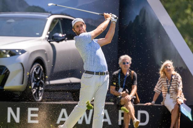 Thomas Rosenmueller (GER). xettx, Deutschland, Muenchen, 04.07.2026, Golf, 37. BMW International Open, 2026, Round 3, DP World Tour, Golfclub Muenchen Eichenried *** Thomas Rosenmueller GER xettx, Germany, Munich, July 4, 2026, Golf, 37th BMW International Open, 2026, Round 3, DP World Tour, Munich Eichenried Golf Club