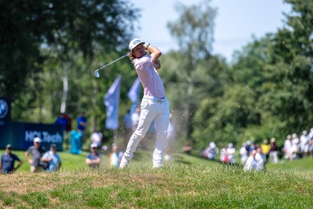 Freddy Schott (GER). xettx, Deutschland, Muenchen, 04.07.2026, Golf, 37. BMW International Open, 2026, Round 3, DP World Tour, Golfclub Muenchen Eichenried *** Freddy Schott GER xettx, Germany, Munich, July 4, 2026, Golf, 37th BMW International Open, 2026, Round 3, DP World Tour, Munich Eichenried Golf Club