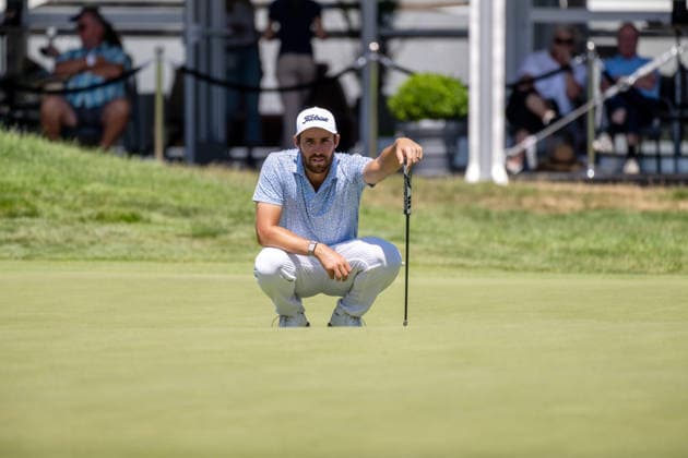 Thomas Rosenmueller (GER). xettx, Deutschland, Muenchen, 04.07.2026, Golf, 37. BMW International Open, 2026, Round 3, DP World Tour, Golfclub Muenchen Eichenried *** Thomas Rosenmueller GER xettx, Germany, Munich, July 4, 2026, Golf, 37th BMW International Open, 2026, Round 3, DP World Tour, Munich Eichenried Golf Club