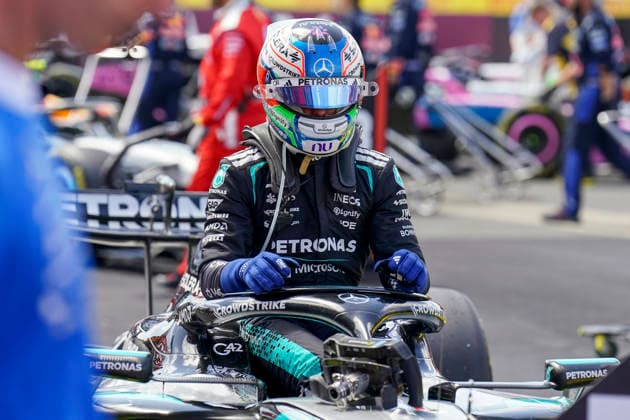 FORMULA ONE BRITISH GRAND PRIX 2026 Kimi Antonelli 12 (ITA) Mercedes in parc ferme after winning the Sprint Race during the Formula 1 Pirelli British Grand Prix 2026, 9th round of the 2026 Formula 1 World Championship, WM, Weltmeisterschaft from 3rd - 5th July, 2026 at the Silverstone Circuit, Silverstone, England. Credit: Robbie Hoad Every Second Media Editorial use only. All images are copyright Every Second Media Limited. No images may be reproduced without prior permission. Copyright: xIMAGO EveryxSecondxMediax ESM-2060-0291 RobbiexHoadx xEveryxSecondxMediax