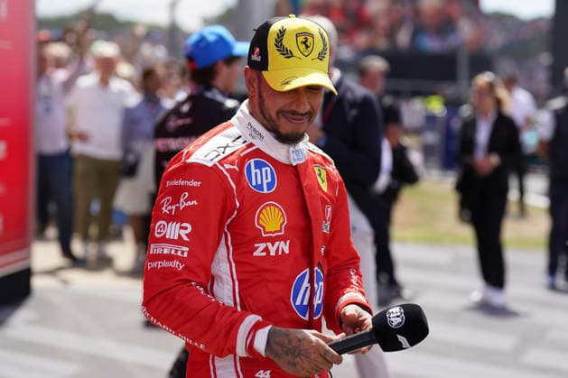 FORMULA ONE BRITISH GRAND PRIX 2026 Lewis Hamilton 44 (GBR) Ferrari in parc ferme after the Sprint Race during the Formula 1 Pirelli British Grand Prix 2026, 9th round of the 2026 Formula 1 World Championship, WM, Weltmeisterschaft from 3rd - 5th July, 2026 at the Silverstone Circuit, Silverstone, England. Credit: Robbie Hoad Every Second Media Editorial use only. All images are copyright Every Second Media Limited. No images may be reproduced without prior permission. Copyright: xIMAGO EveryxSecondxMediax ESM-2060-0317 RobbiexHoadx xEveryxSecondxMediax