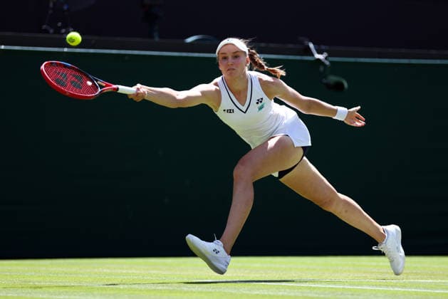 Elena Rybakina during her third round match Wimbledon Tennis Championships, Day 6, The All England Lawn Tennis and Croquet Club, London, UK - 04 Jul 2026London The All England Lawn Tennis and United Kingdom  Copyright: xKieranxMcManus Shutterstockx 16975553az