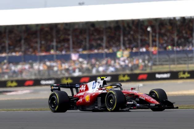 SILVERSTONE - Lewis Hamilton (Ferrari) during the sprint session of the Formula 1 British Grand Prix at the Silverstone race circuit. SANDER KONING ANP xVIxANPxSportx xxANPxIVx 562772138 originalFilename: 562772138.jpg