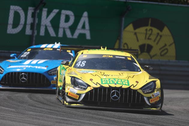 Nürnberg, Deutschland 03. - 05. Juli 2026: DTM - 2026 - Norisring - Samstag Rennen 1 Im Bild: Jules Gounon (FRA 48), vor Lucas Auer (AUT 22) Norisring Bayern *** Nuremberg, Germany, July 3–5, 2026, DTM 2026 Norisring, Saturday, Race 1. Pictured: Jules Gounon (FRA) 48, ahead of Lucas Auer (AUT) 22, Norisring, Bavaria Copyright: xFotostandx xFabianxWernerx