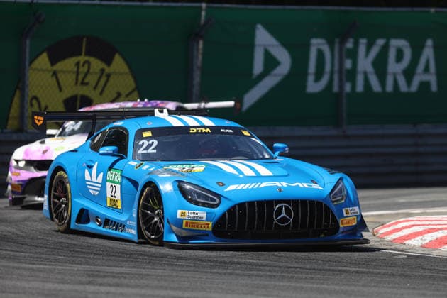 Nürnberg, Deutschland 03. - 05. Juli 2026: DTM - 2026 - Norisring - Samstag Rennen 1 Im Bild: Lucas Auer (AUT 22) vor Finn Wiebelhaus (GER 64) Norisring Bayern *** Nuremberg, Germany, July 3–5, 2026, DTM 2026 Norisring, Saturday, Race 1. Pictured: Lucas Auer (AUT 22) ahead of Finn Wiebelhaus (GER 64), Norisring, Bavaria Copyright: xFotostandx xFabianxWernerx