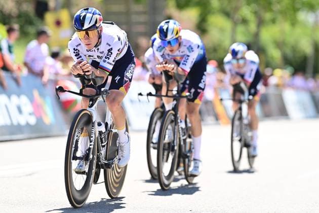 Tour de France 2026 Stage 1 BARCELONA, SPAIN - JULY 04 : Evenepoel Remco (BEL) of Red Bull BORA Hansgrohe before the start of the race during stage 1 of the 113rd edition of Tour de France an UCI World Tour 2.UWT Team Time Trial stage for Men Elite of 19 km with start in Barcelona and finish in Barcelona on July 4, 2026 in Barcelona, Spain, 04 07 2026 Barcelona Spain  Copyright: xPeterxDexVoechtx