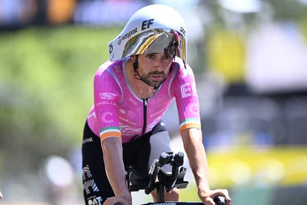Tour de France 2026 Stage 1 BARCELONA, SPAIN - JULY 04 : Healy Ben (IRL) of EF Education EasyPost before the start of the race during stage 1 of the 113rd edition of Tour de France an UCI World Tour 2.UWT Team Time Trial stage for Men Elite of 19 km with start in Barcelona and finish in Barcelona on July 4, 2026 in Barcelona, Spain, 04 07 2026 Barcelona Spain  Copyright: xTomasxSiskx