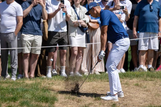 Matti Schmid (GER). xettx, Deutschland, Muenchen, 04.07.2026, Golf, 37. BMW International Open, 2026, Round 3, DP World Tour, Golfclub Muenchen Eichenried *** Matti Schmid GER xettx, Germany, Munich, July 4, 2026, Golf, 37th BMW International Open, 2026, Round 3, DP World Tour, Munich Eichenried Golf Club