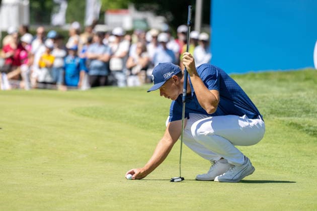 Matti Schmid (GER). xettx, Deutschland, Muenchen, 04.07.2026, Golf, 37. BMW International Open, 2026, Round 3, DP World Tour, Golfclub Muenchen Eichenried *** Matti Schmid GER xettx, Germany, Munich, July 4, 2026, Golf, 37th BMW International Open, 2026, Round 3, DP World Tour, Munich Eichenried Golf Club