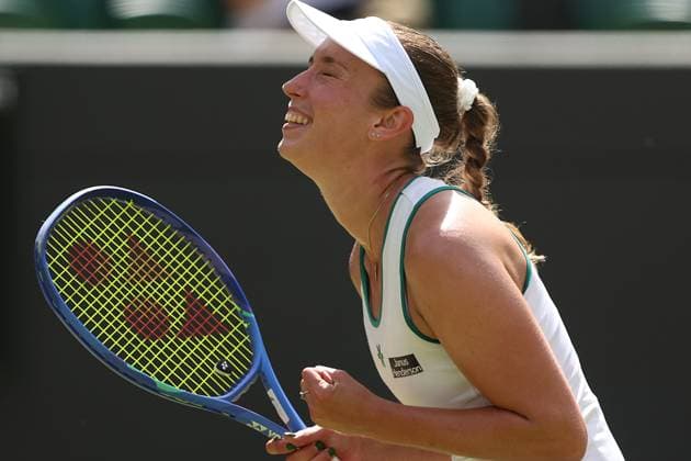 The Championships Wimbledon 2026- DAY 6- 04 07 2026 Great Britain, London, All England Lawn Tennis Club, The Championships Wimbledon 2026 - DAY 6- 04 07 2026 Belgian player Elise Mertens (BEL) pictured during her third round against Elena Rybakina (KAZ) in London , All England Lawn Tennis Club at The Championships Wimbledon 2026 LONDON GREAT BRITAIN  Copyright: xMélaniexJeusettex