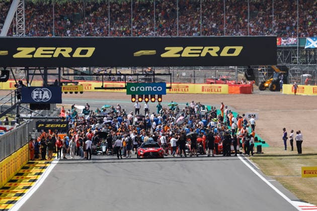 F1 - BRITISH GRAND PRIX 2026 starting grid during the Formula 1 British Grand Prix 2026, 9th round of the 2026 Formula One World Championship, WM, Weltmeisterschaft from July 3 to 5, 2026 on the Silverstone Circuit, in Silverstone, United Kingdom - SilverstoneUnited Kingdom  Copyright: xPauloxMariax