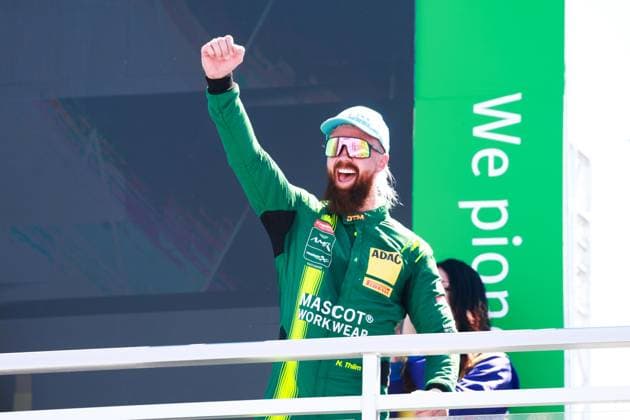 THIIM, Nicki (DK Comtoyou Racing), Aston Martin Vantage GT3, portrait Photo: Hoch Zwei Nürnberg Germany *** THIIM, Nicki DK Comtoyou Racing, Aston Martin Vantage GT3, portrait photo, Hoch Zwei, Nuremberg, Germany