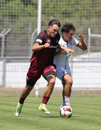 04.07.2026 - Fussball Amateurfussball - Saison 2026 2027 - Testspiel Freundschaftsspiel Vorbereitungsspiel : 1. FC Nürnberg II U23 FCN Club - FC Ingolstadt II - DaMa - xdaxmax - Joel Skowronek (39, 1. FC Nürnberg FCN II ) Maximilian Wagner (16, FC Ingolstadt 2 ) *** July 4, 2026 Soccer Amateur Soccer 2026–2027 Season Exhibition Match Friendly Match Preseason Match 1. FC Nürnberg II U23 FCN Club FC Ingolstadt II DaMa xdaxmax Joel Skowronek 39, 1 FC Nuremberg FCN II Maximilian Wagner 16, FC Ingolstadt 2