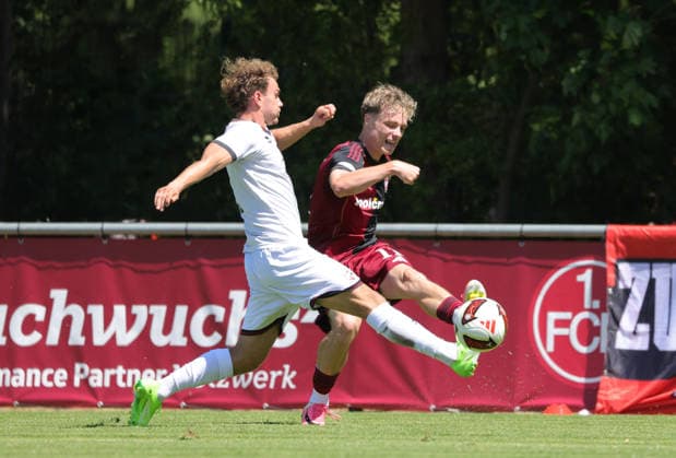 04.07.2026 - Fussball Amateurfussball - Saison 2026 2027 - Testspiel Freundschaftsspiel Vorbereitungsspiel : 1. FC Nürnberg II U23 FCN Club - FC Ingolstadt II - DaMa - xdaxmax - Vincent Straßer Strasser (11, FC Ingolstadt 2 ) Luca Horst (11, 1. FC Nürnberg FCN II ) *** July 4, 2026 Soccer Amateur Soccer 2026–2027 Season Exhibition Match Friendly Match Preseason Match 1 FC Nuremberg II U23 FCN Club FC Ingolstadt II DaMa xdaxmax Vincent Straßer Strasser 11, FC Ingolstadt 2 Luca Horst 11, 1 FC Nuremberg FCN II