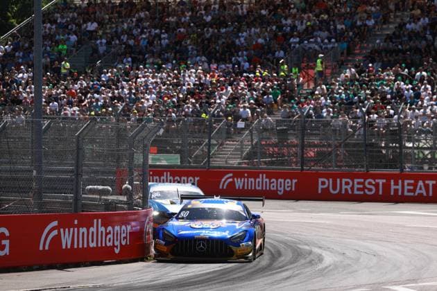 80 Maro Engel (D Mercedes-AMG Team Ravenol), Mercedes-AMG GT3, action Photo: Hoch Zwei Nürnberg Germany *** 80 Maro Engel, Mercedes AMG Team Ravenol, Mercedes AMG GT3, action photo, Hoch Zwei, Nuremberg, Germany