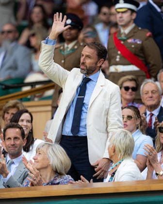 Gareth Southgate in the Royal Box at Wimbledon Championships at the AELTC London on Saturday the 4th of July London All England Lawn Tennis and Croquet Club Wimbledon England, UK NEWSPAPERS OUT Copyright: xImmyxThompson-Bland IPSxPhotoxAgencyx