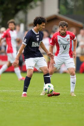 04.07.2026, Stadion, Riddergoar 1, 49824 Laar, GER, Fußball, 3. Liga: Blitzturnier: SV Meppen testet gegen zwei niederländische Clubs, SVM vs FC Emmen, Niclas Nadj (SV Meppen 40) DFL REGULATIONS PROHIBIT ANY USE OF PHOTOGRAPHS AS IMAGE SEQUENCES AND OR QUASI-VIDEO. 49824 Laar Niedersachsen Deutschland Stadion, Riddergoar 1 *** July 4, 2026, Stadium, Riddergoar 1, 49824 Laar, GER, Soccer, 3rd Division Blitz Tournament: SV Meppen faces two Dutch clubs, SVM vs. FC Emmen, Niclas Nadj SV Meppen 40 DFL REGULATIONS PROHIBIT ANY USE OF PHOTOGRAPHS AS IMAGE SEQUENCES AND OR QUASI-VIDEO 49824 Laar Lower Saxony Germany Stadium, Riddergoar 1