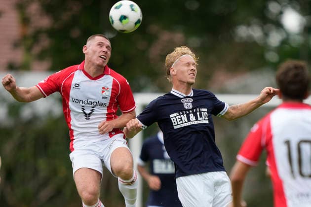 04.07.2026, Stadion, Riddergoar 1, 49824 Laar, GER, Fußball, 3. Liga: Blitzturnier: SV Meppen testet gegen zwei niederländische Clubs, SVM vs FC Emmen, Luca Prasse (SV Meppen 31) DFL REGULATIONS PROHIBIT ANY USE OF PHOTOGRAPHS AS IMAGE SEQUENCES AND OR QUASI-VIDEO. 49824 Laar Niedersachsen Deutschland Stadion, Riddergoar 1 *** July 4, 2026, Stadium, Riddergoar 1, 49824 Laar, GER, Soccer, 3rd Division Blitz Tournament: SV Meppen faces two Dutch clubs, SVM vs. FC Emmen, Luca Prasse SV Meppen 31 DFL REGULATIONS PROHIBIT ANY USE OF PHOTOGRAPHS AS IMAGE SEQUENCES AND OR QUASI-VIDEO 49824 Laar Lower Saxony Germany Stadium, Riddergoar 1