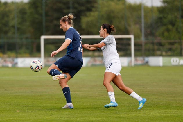 Fußball I Frauen I Freundschaftsspiel I SV Meppen 1912 e.V. - VfL Bochum 1848 I 04.07.2026 Dörthe Hoppius (9, VfL Bochum 1848) Spelle-Varenrode Bönnestr. Niedersachsen Deutschland *** Soccer I Women I Friendly Match I SV Meppen 1912 e.V. vs. VfL Bochum 1848 I July 4, 2026 Dörthe Hoppius 9, VfL Bochum 1848 Spelle, Varenrode, Bönnestr, Lower Saxony, Germany Copyright: xLobeca CedricxSiefkerx