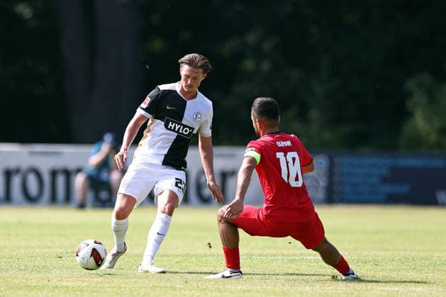 Football, friendly match, FC Gießen v SV Elversberg