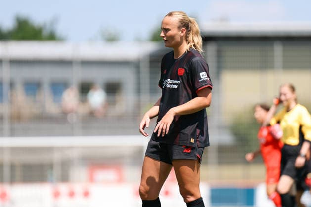 Testspiel: Bayer 04 Leverkusen - 1. FSV Mainz 05; 04.07.2026 Lobke Loonen (Bayer 04 Leverkusen, 18) Testspiel: Bayer 04 Leverkusen - 1. FSV Mainz 05; Köln, Leistubgszentrum Kurtekotten ;04.07.2026 *** Friendly Match: Bayer 04 Leverkusen 1, FSV Mainz 05 0, July 4, 2026, Lobke Loonen, Bayer 04 Leverkusen, 18 Friendly Match: Bayer 04 Leverkusen 1 FSV Mainz 05 Cologne, Kurtekotten Training Center July 4, 2026 Copyright: xBEAUTIFULxSPORTS Freisenx
