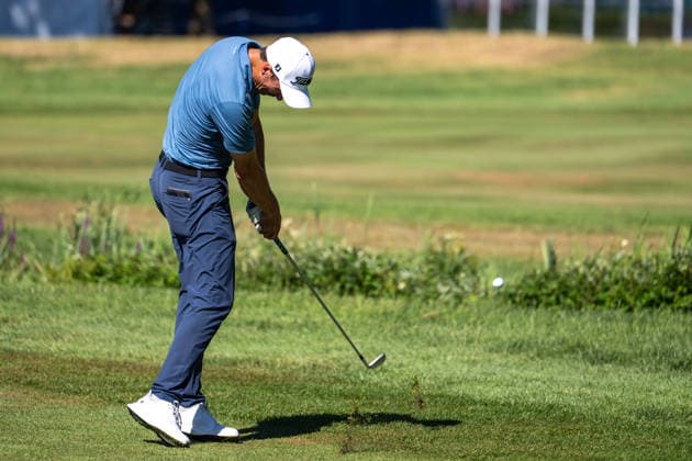 Ross Fisher (ENG). xettx, Deutschland, Muenchen, 04.07.2026, Golf, 37. BMW International Open, 2026, Round 3, DP World Tour, Golfclub Muenchen Eichenried *** Ross Fisher ENG xettx, Germany, Munich, July 4, 2026, Golf, 37th BMW International Open, 2026, Round 3, DP World Tour, Munich Eichenried Golf Club
