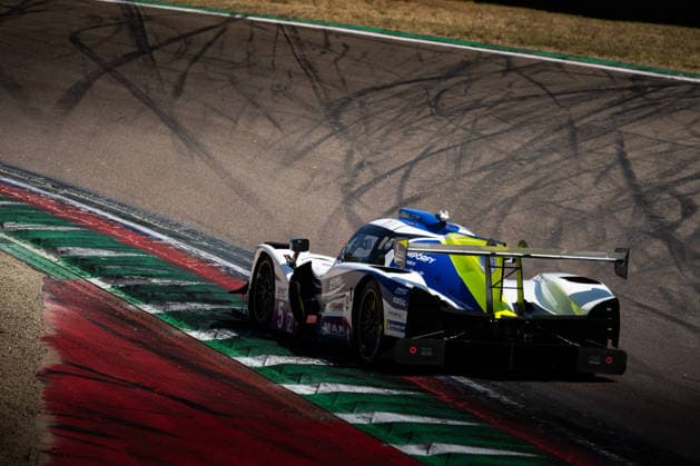 MOTORSPORTS - Endurance - ELMS - 4 Hours of Imola Photo by IPA ABACAPRESS.COM86369459 - Rinaldi Racing Team, Jose Fernandes Cautela (POR), Alvise Rodella (UAE), Mikkel Gaarde Pedersen (DEN) – ELMS 4 Hours of Imola 2026. Enzo and Dino Ferrari Circuit in Imola, Italy, on July 4, 2026. Imola Italy  Copyright: xIPAxSport ABACAx