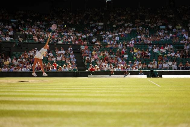 Amanda Anisimova during her third round match Wimbledon Tennis Championships, Day 6, The All England Lawn Tennis and Croquet Club, London, UK - 04 Jul 2026London The All England Lawn Tennis and United Kingdom  Copyright: xKieranxMcManus Shutterstockx 16975553dd