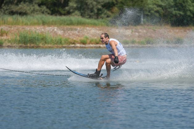 OTHER - Events - WaterSki Pro Tour - Recetto Pro 2026 Photo by IPA ABACAPRESS.COM86370948 - Thomsen Dima (SUI) during the WaterSki Pro Tour - Recetto Pro 2026, a sporting event in Recetto, Italy, on July 4, 2026 Recetto Italy  Copyright: xIPAxSport ABACAx